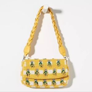 Anthropologie Beaded Shoulder Bag